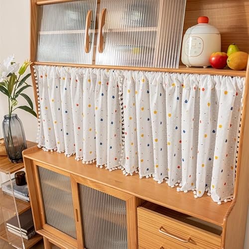Jeeman Bedruckt Scheibengardinen Baumwolle Verdunkelungsvorhänge Bistrogardine mit Tunnelzug Kurzgardine für Fenster Niedliche Blumenmuster Vorhänge typ-1 HxB 60x140cm 1 Stück Jeeman Bedruckt Scheibengardinen Baumwolle Verdunkelungsvorhänge Bistrogardine mit Tunnelzug Kurzgardine für Fenster Niedliche Blumenmuster Vorhänge typ-1 HxB 60x140cm 1 Stück von Jeeman