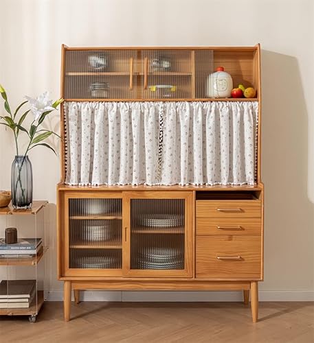 Jeeman Bedruckt Scheibengardinen Baumwolle Verdunkelungsvorhänge Bistrogardine mit Tunnelzug Kurzgardine für Fenster Niedliche Blumenmuster Vorhänge typ-2 HxB 60x140cm 1 Stück Jeeman Bedruckt Scheibengardinen Baumwolle Verdunkelungsvorhänge Bistrogardine mit Tunnelzug Kurzgardine für Fenster Niedliche Blumenmuster Vorhänge typ-2 HxB 60x140cm 1 Stück von Jeeman