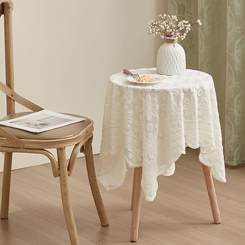 Jeeman Sonnenblume Tischdecke Abwaschbar Spitze Strick Rechteck Rund Couchtisch Esstisch Schreibtisch TV Schrank Abdeckung Tischtuch Haushalt Tischwäsche Beige HxB 60×60cm 1 Stück Jeeman Sonnenblume Tischdecke Abwaschbar Spitze Strick Rechteck Rund Couchtisch Esstisch Schreibtisch TV Schrank Abdeckung Tischtuch Haushalt Tischwäsche Beige HxB 60×60cm 1 Stück von Jeeman