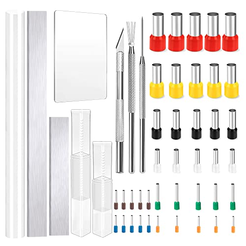 Polymer Clay Werkzeuge Set 48PCS, Ton Modellierwerkzeug Acryl Ton Rolle, Acrylplatten, Blatt, Nadeln, Klingen, Kreis Polymer Clay Cutter Form Shaping Tool für Tonschnitzerei, Basteln, DIY Modellierung Polymer Clay Werkzeuge Set 48PCS, Ton Modellierwerkzeug Acryl Ton Rolle, Acrylplatten, Blatt, Nadeln, Klingen, Kreis Polymer Clay Cutter Form Shaping Tool für Tonschnitzerei, Basteln, DIY Modellierung von Jeesblsy