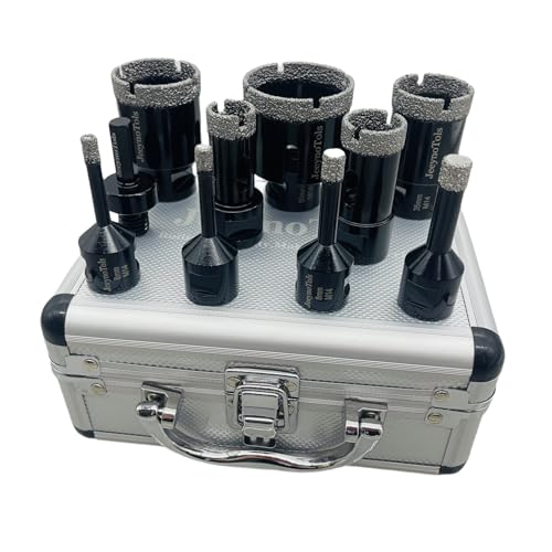 10PCs Wear-resistant diamond drill bit set, Family Daily Used,6/6/8/10/20/25/35/40/50mm Drill Bits & 1Pc Adapter,M14 Gewinde for Ceramic Tile Marble Porcelain,Tile bit Title Tools Tilesaw 10PCs Wear-resistant diamond drill bit set, Family Daily Used,6/6/8/10/20/25/35/40/50mm Drill Bits & 1Pc Adapter,M14 Gewinde for Ceramic Tile Marble Porcelain,Tile bit Title Tools Tilesaw von JeeynoTols