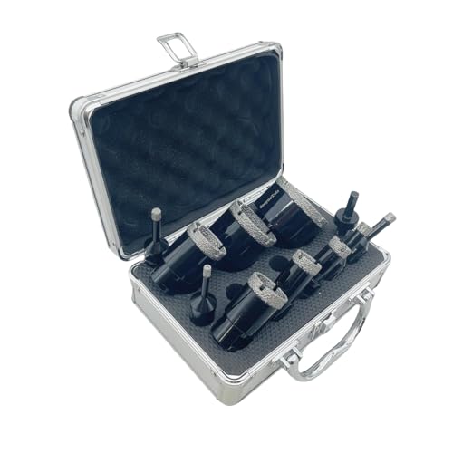 11PCs Daily Diamond Core Drill Bit Kit,6/8/10/12/20/25/35/40/55/68mm Drill Bits & Hex Shank Adapter, M14 Thread for Ceramic Tile Marble Porcelain.Hole Saw Diamond Drill Bit Set,Power Drill Tool Kit 11PCs Daily Diamond Core Drill Bit Kit,6/8/10/12/20/25/35/40/55/68mm Drill Bits & Hex Shank Adapter, M14 Thread for Ceramic Tile Marble Porcelain.Hole Saw Diamond Drill Bit Set,Power Drill Tool Kit von JeeynoTols