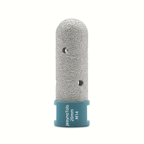 20mm/4/5" Diamond Finger Milling Bit - M14 Thread Diamond Finger Bit For Enlarging, Shaping, Grinding, Round Bevel Existing Holes In Porcelain Ceramic Tile Countertop Granite Marble, Hole Saw Kit 20mm/4/5" Diamond Finger Milling Bit - M14 Thread Diamond Finger Bit For Enlarging, Shaping, Grinding, Round Bevel Existing Holes In Porcelain Ceramic Tile Countertop Granite Marble, Hole Saw Kit von JeeynoTols