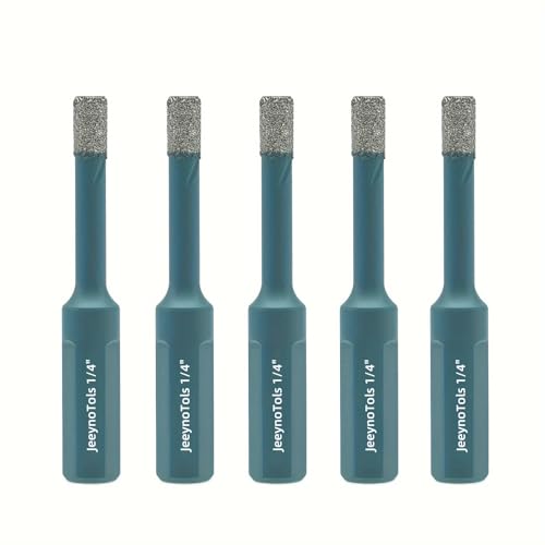 Diamond Hole Saw Drill Bit 5PCs 6mm Drill Bit Set,Triangle Shank,For Ceramic Tile Marble Porcelain With M14 Thread, Diamond Core Drill, Hole Saw Kit Diamond Hole Saw Drill Bit 5PCs 6mm Drill Bit Set,Triangle Shank,For Ceramic Tile Marble Porcelain With M14 Thread, Diamond Core Drill, Hole Saw Kit von JeeynoTols