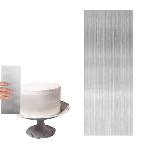 Jeffdad Edelstahl Kuchenschaber, Kuchen Glatter Schaber für Buttercreme, 22 x 7,8 cm Tortenspachtel Torten Schaber Tortenglätter Cake Scraper Seitenschaber für Kuchen Buttercreme DIY Werkzeug Jeffdad Edelstahl Kuchenschaber, Kuchen Glatter Schaber für Buttercreme, 22 x 7,8 cm Tortenspachtel Torten Schaber Tortenglätter Cake Scraper Seitenschaber für Kuchen Buttercreme DIY Werkzeug von Jeffdad