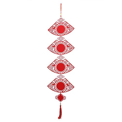 2 Stücke Frühlingsfest Couplets Traditionellen Chinesischen Neujahrs Hängende Dekoration für Home Office Glück Papierlaterne Lampen von Jeffergarden