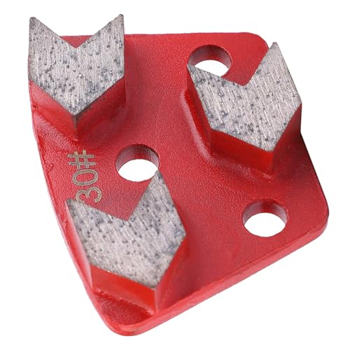 Effiziente Trapez-Schleifscheibe für die Nivellierung von Betonoberflächen – 3 Stück Trapez-Diamant-Schleifpad-Scheibe #30 Körnung Metallbindungsschaber von Jeffergarden
