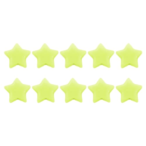 Jeffergarden 50pcs Acrylsternperlen für DIY -Schmuck, die Niedliche Sternabstandshalterperlen für Handgefertigte Armbänder Halsketten Basteln Lassen (GREEN) von Jeffergarden