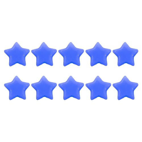 Jeffergarden 50pcs Acrylsternperlen für DIY -Schmuck, die Niedliche Sternabstandshalterperlen für Handgefertigte Armbänder Halsketten Basteln Lassen (Königsblau) von Jeffergarden