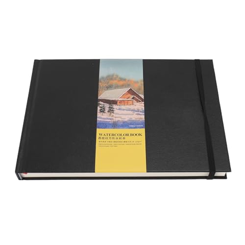Jeffergarden Aquarell Sketchbook 36 Blätter 230GSM Dicke Papier für Künstler Travel Art Journal Notebook Skizziert mit Nassen und Trockenen Medien (21 * 14,8 cm) von Jeffergarden