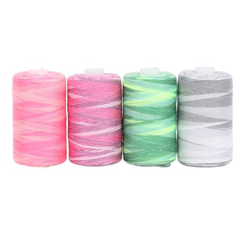 Jeffergarden Nähfadenspulen Kit 4 Farben 1000 Yards Polyesterfaden für Nähmaschinen Stickerei und Handnähte Jeffergarden Nähfadenspulen Kit 4 Farben 1000 Yards Polyesterfaden für Nähmaschinen Stickerei und Handnähte von Jeffergarden