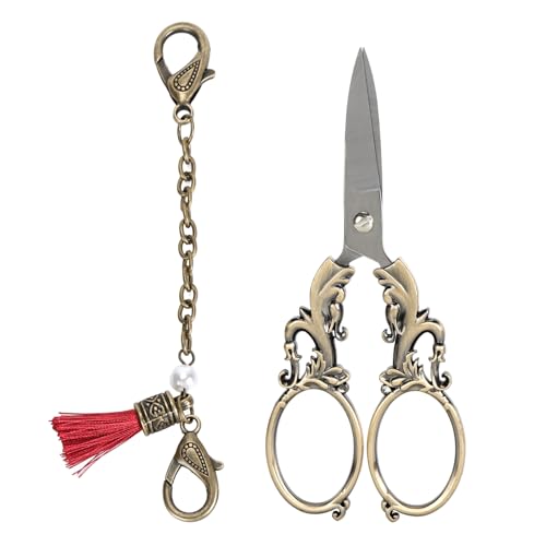 Jeffergarden Nähs Chere Vintage Edelstahl Nähschneide Scheren Stickerei Craft Ing Schere (Bronze) von Jeffergarden