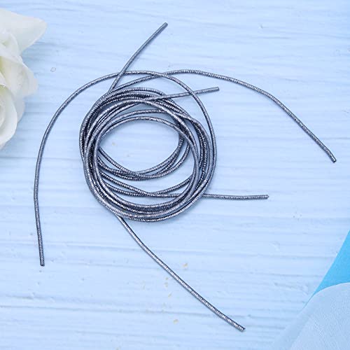 Jeffergarden Stickschnur, Stickereifhread, Umweltfreundliche Fachleute Personal Stickerei DIY Zum Nähen (graue schwarze Linie) von Jeffergarden