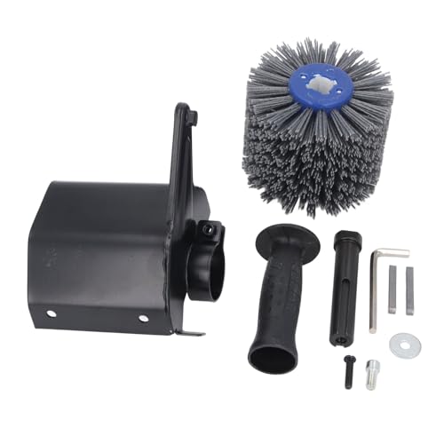 Winkelschleifer Polierrad Kit M14 Oberflächenkonditionierungswerkzeug mit Adapter, Drahtschichtrad Griff für Metallholzbearbeitung von Jeffergarden