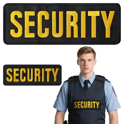 JEFUZH S.ecurity Patches Klettverschluss-System – Sicherheits-Patch für Weste, Jacke, 27,3 x 10,2 cm, Gelb, 2 Stück JEFUZH S.ecurity Patches Klettverschluss-System – Sicherheits-Patch für Weste, Jacke, 27,3 x 10,2 cm, Gelb, 2 Stück von Jefuzh