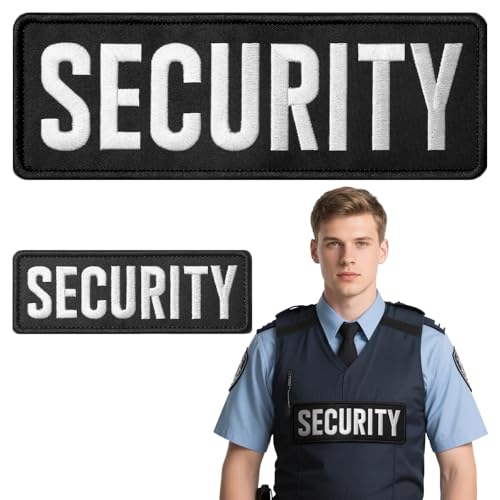 JEFUZH S.ecurity Patches Klettverschluss-System – Sicherheits-Patch für Weste, Jacke, 27,3 x 10,2 cm, Schwarz, 2 Stück JEFUZH S.ecurity Patches Klettverschluss-System – Sicherheits-Patch für Weste, Jacke, 27,3 x 10,2 cm, Schwarz, 2 Stück von Jefuzh