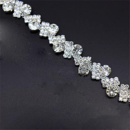9,1 m lange Strassverzierung Quaste Kette Blume Diamant Kristall Kleidung Tasche Hut DIY Hochzeit Strass Band Dekoration 9,1 m lange Strassverzierung Quaste Kette Blume Diamant Kristall Kleidung Tasche Hut DIY Hochzeit Strass Band Dekoration von Jegsnoe
