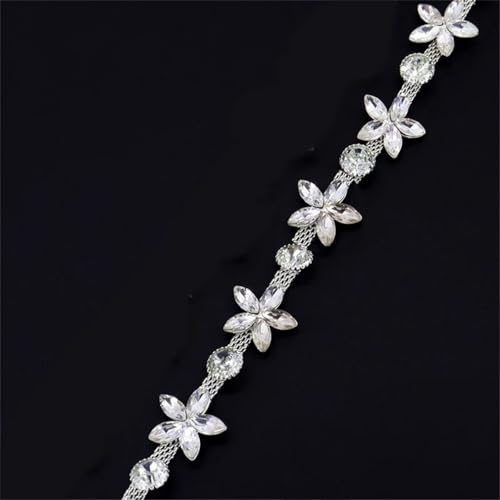 9,1 m lange Strassverzierung Quaste Kette Blume Diamant Kristall Kleidung Tasche Hut DIY Hochzeit Strass Band Dekoration 9,1 m lange Strassverzierung Quaste Kette Blume Diamant Kristall Kleidung Tasche Hut DIY Hochzeit Strass Band Dekoration von Jegsnoe