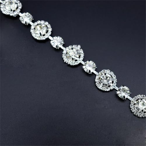 9,1 m lange Strassverzierung Quaste Kette Blume Diamant Kristall Kleidung Tasche Hut DIY Hochzeit Strass Band Dekoration 9,1 m lange Strassverzierung Quaste Kette Blume Diamant Kristall Kleidung Tasche Hut DIY Hochzeit Strass Band Dekoration von Jegsnoe