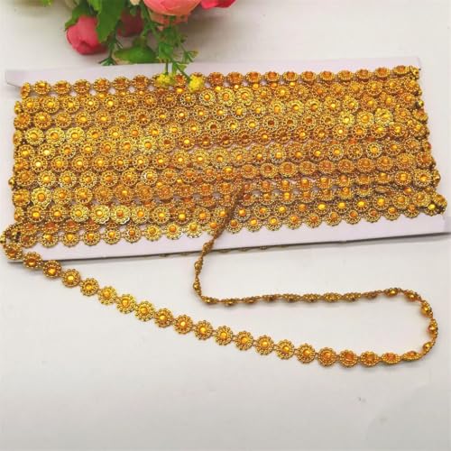 9 Yards Strass-Spitzenbesatz, geflochtenes Spitzenband, Diamantband, Perlennähband, 1 cm 9 Yards Strass-Spitzenbesatz, geflochtenes Spitzenband, Diamantband, Perlennähband, 1 cm von Jegsnoe