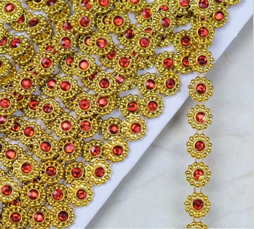 9 Yards Strass-Spitzenbesatz, geflochtenes Spitzenband, Diamantband, Perlennähband, 1 cm 9 Yards Strass-Spitzenbesatz, geflochtenes Spitzenband, Diamantband, Perlennähband, 1 cm von Jegsnoe