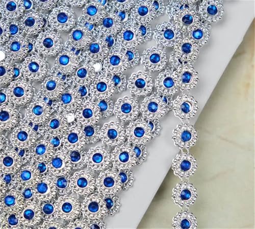 9 Yards Strass-Spitzenbesatz, geflochtenes Spitzenband, Diamantband, Perlennähband, 1 cm 9 Yards Strass-Spitzenbesatz, geflochtenes Spitzenband, Diamantband, Perlennähband, 1 cm von Jegsnoe