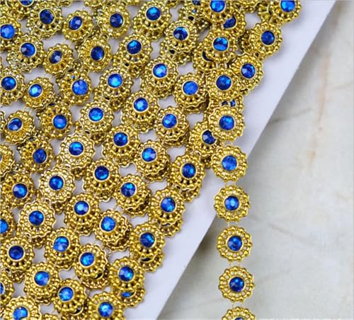 9 Yards Strass-Spitzenbesatz, geflochtenes Spitzenband, Diamantband, Perlennähband, 1 cm 9 Yards Strass-Spitzenbesatz, geflochtenes Spitzenband, Diamantband, Perlennähband, 1 cm von Jegsnoe