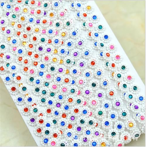 9 Yards Strass-Spitzenbesatz, geflochtenes Spitzenband, Diamantband, Perlennähband, 1 cm 9 Yards Strass-Spitzenbesatz, geflochtenes Spitzenband, Diamantband, Perlennähband, 1 cm von Jegsnoe
