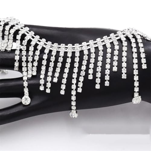 91 cm lange Strass-Quasten-Anhänger, Kristall-Klauenkette, angenäht, Kleidung, Rock, Riemen, Rand, Damentasche, Hochzeitskleid 91 cm lange Strass-Quasten-Anhänger, Kristall-Klauenkette, angenäht, Kleidung, Rock, Riemen, Rand, Damentasche, Hochzeitskleid von Jegsnoe