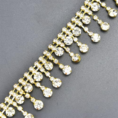 Strass-Kristall-Blumenverzierungen, Quasten, Anhänger, Kette, Hochzeit, Halskette, Dekoration, Kostüm, Applikation, Nähtuch Strass-Kristall-Blumenverzierungen, Quasten, Anhänger, Kette, Hochzeit, Halskette, Dekoration, Kostüm, Applikation, Nähtuch von Jegsnoe