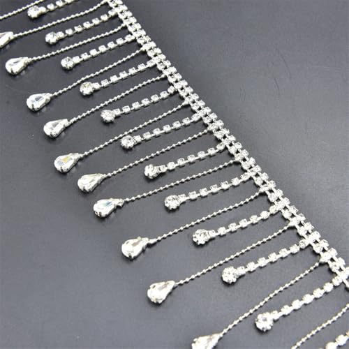 Strass-Kristall-Blumenverzierungen, Quasten, Anhänger, Kette, Hochzeit, Halskette, Dekoration, Kostüm, Applikation, Nähtuch Strass-Kristall-Blumenverzierungen, Quasten, Anhänger, Kette, Hochzeit, Halskette, Dekoration, Kostüm, Applikation, Nähtuch von Jegsnoe