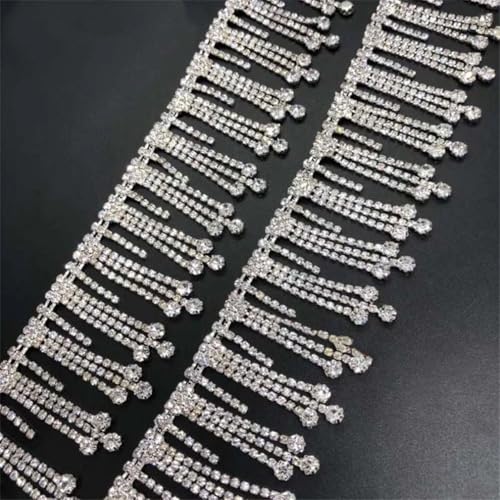 Strass-Kristall-Blumenverzierungen, Quasten, Anhänger, Kette, Hochzeit, Halskette, Dekoration, Kostüm, Applikation, Nähtuch Strass-Kristall-Blumenverzierungen, Quasten, Anhänger, Kette, Hochzeit, Halskette, Dekoration, Kostüm, Applikation, Nähtuch von Jegsnoe
