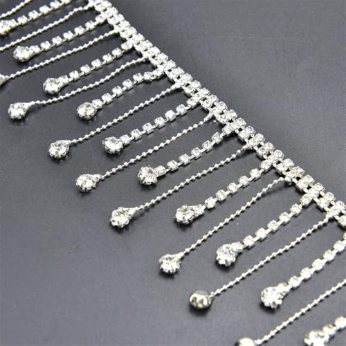 Strass-Kristall-Blumenverzierungen, Quasten, Anhänger, Kette, Hochzeit, Halskette, Dekoration, Kostüm, Applikation, Nähtuch Strass-Kristall-Blumenverzierungen, Quasten, Anhänger, Kette, Hochzeit, Halskette, Dekoration, Kostüm, Applikation, Nähtuch von Jegsnoe