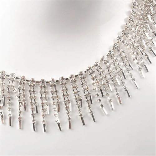 Strass-Kristall-Blumenverzierungen, Quasten, Anhänger, Kette, Hochzeit, Halskette, Dekoration, Kostüm, Applikation, Nähtuch Strass-Kristall-Blumenverzierungen, Quasten, Anhänger, Kette, Hochzeit, Halskette, Dekoration, Kostüm, Applikation, Nähtuch von Jegsnoe