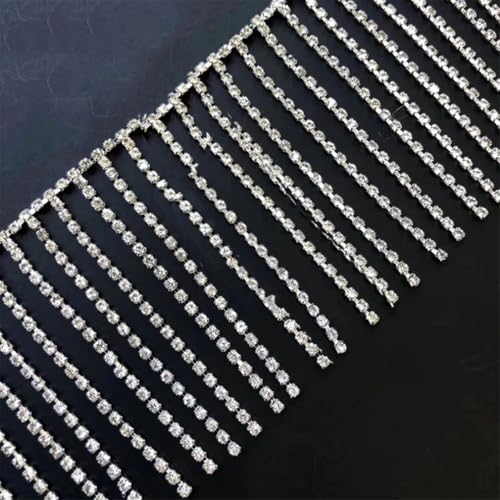 Strassband Quasten Kette Diamanten Braut Trim Fransen Kristall Applikation Nähen Handwerk für Hochzeit Party Halskette DIY Dekoration Strassband Quasten Kette Diamanten Braut Trim Fransen Kristall Applikation Nähen Handwerk für Hochzeit Party Halskette DIY Dekoration von Jegsnoe