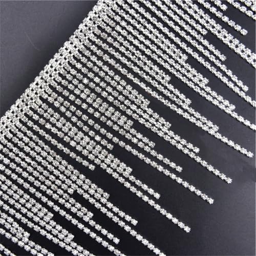 Strassband Quasten Kette Diamanten Braut Trim Fransen Kristall Applikation Nähen Handwerk für Hochzeit Party Halskette DIY Dekoration Strassband Quasten Kette Diamanten Braut Trim Fransen Kristall Applikation Nähen Handwerk für Hochzeit Party Halskette DIY Dekoration von Jegsnoe