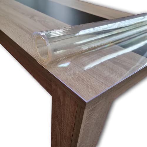 Transparente Tischdecke 22,15 €/m² durchsichtige Tischauflage 2,0 mm (0,79 x 1,20 m) von Jehafol