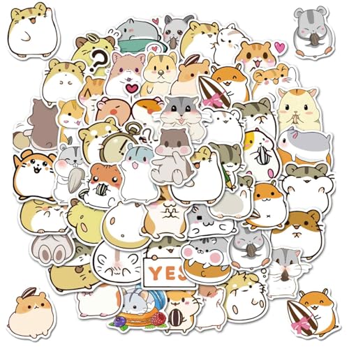 50 Stück Hamster Aufkleber, Tiere aufkleber kinder, Niedliche Tier Aufkleber, Lustige Tiermuster, für Laptop Skateboard Snowboard Gitarre Gepäck Auto MotorradWasserflasche Telefon 50 Stück Hamster Aufkleber, Tiere aufkleber kinder, Niedliche Tier Aufkleber, Lustige Tiermuster, für Laptop Skateboard Snowboard Gitarre Gepäck Auto MotorradWasserflasche Telefon von JeiibrZui