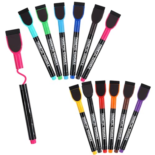 Whiteboard Stifte Magnetische Magnetisch Whiteboard mit Stifte,12 Farbe Magnetische Whiteboard Stifte und Radiergummi Set Abwischbar Geruchsarmer Marker mit Radiergummi für Zuhause Schule Büro Whiteboard Stifte Magnetische Magnetisch Whiteboard mit Stifte,12 Farbe Magnetische Whiteboard Stifte und Radiergummi Set Abwischbar Geruchsarmer Marker mit Radiergummi für Zuhause Schule Büro von JeiibrZui
