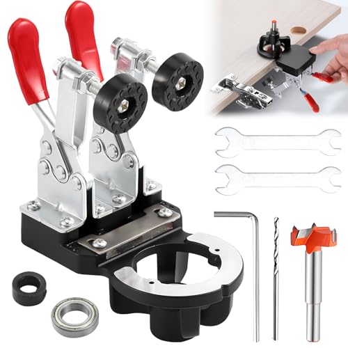 Jeinbuil 35mm Bohrschablone Topfscharnier Verdeckte Scharnierlehre inkl. Forstnerbohrer Scharnier Bohrschablone mit Bohrlochabstand 48mm Jeinbuil 35mm Bohrschablone Topfscharnier Verdeckte Scharnierlehre inkl. Forstnerbohrer Scharnier Bohrschablone mit Bohrlochabstand 48mm von Jeinbuil