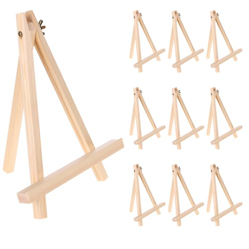 Jekkis Staffelei zum Malen, 22,9 cm Tischstaffelei, 12 Stück, hohe Holzständer für Leinwand, Kunsthandwerk Staffelei für Künstler und Studenten Jekkis Staffelei zum Malen, 22,9 cm Tischstaffelei, 12 Stück, hohe Holzständer für Leinwand, Kunsthandwerk Staffelei für Künstler und Studenten von Jekkis