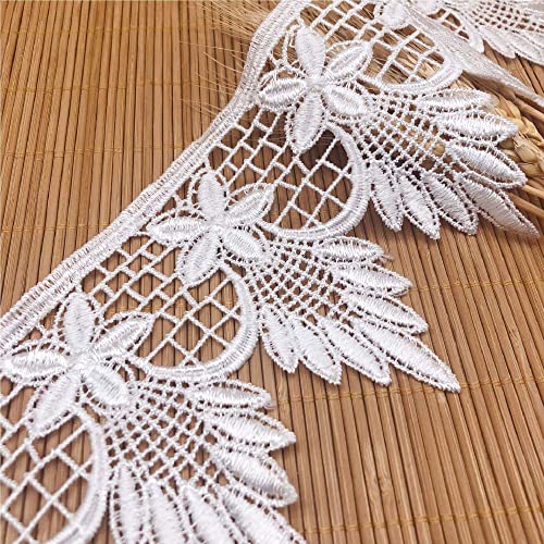 1 yards 10cm Spitzenband,Spitzenborte,SpitzenbordüRe,HäKelspitze,Zierband,Spitzenbänder,Spitzenbesatz zum Nähen,DIY,Deko für Kleidung Unterwäsche Dessous Hochzeitskleid Tischdeko,Weiss 1 yards 10cm Spitzenband,Spitzenborte,SpitzenbordüRe,HäKelspitze,Zierband,Spitzenbänder,Spitzenbesatz zum Nähen,DIY,Deko für Kleidung Unterwäsche Dessous Hochzeitskleid Tischdeko,Weiss von JekyTMP