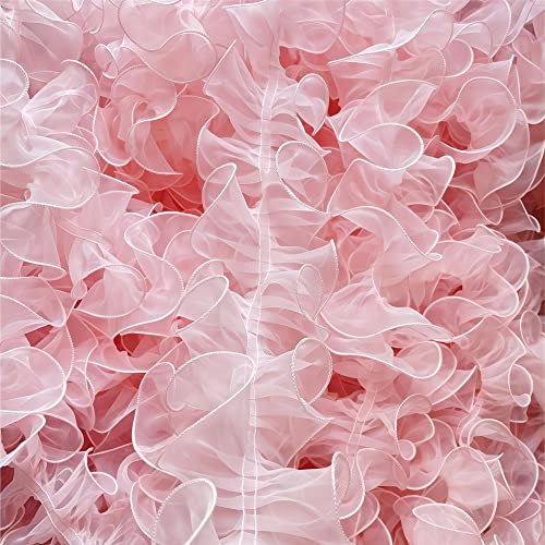 10 Yards 11 CM Organza-Faltenperlen-Spitze, Spitzenband Spitzenborte Zierborte SpitzenbordüRe RüSchenborte RüSchenstoff Spitzenbesatz HäKelspitze Lace Saumspitze StoffbordüRe Festonspitze,Hellrosa 10 Yards 11 CM Organza-Faltenperlen-Spitze, Spitzenband Spitzenborte Zierborte SpitzenbordüRe RüSchenborte RüSchenstoff Spitzenbesatz HäKelspitze Lace Saumspitze StoffbordüRe Festonspitze,Hellrosa von JekyTMP