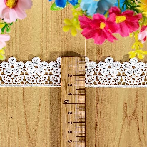 11 Yards 3,2 cm Stickerei Spitzenband Spitzenborte Dekoband SpitzenbordüRe Borten BäNder WäSchespitze Spitzenbesatz HäKelband NäHborte Lace Trim Zum Nähen Zierband Spitze für Kleidung Zubehör(Weiß B) 11 Yards 3,2 cm Stickerei Spitzenband Spitzenborte Dekoband SpitzenbordüRe Borten BäNder WäSchespitze Spitzenbesatz HäKelband NäHborte Lace Trim Zum Nähen Zierband Spitze für Kleidung Zubehör(Weiß B) von JekyTMP