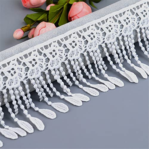 2 Yards 9cm Baumwolle Quastenborte Fransenborte Tanzfransen HäKelband Fransenbesatz Spitzenband Quasten Trim Dekoborte Zierborte Spitzenlitze HäKelspitze Zierspitze StoffbordüRe Fransenband,Weiß B 2 Yards 9cm Baumwolle Quastenborte Fransenborte Tanzfransen HäKelband Fransenbesatz Spitzenband Quasten Trim Dekoborte Zierborte Spitzenlitze HäKelspitze Zierspitze StoffbordüRe Fransenband,Weiß B von JekyTMP