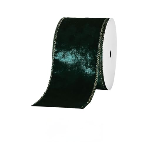 20 Yard Weihnachtsbänder - 63 mm Breite Satinband für Geschenkverpackung Geschenkband Schleifenband Dekoband Stoffband für Geschenkverpackung DIY Luftballons Weihnachten (H) von JekyTMP