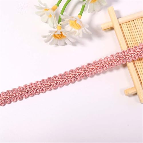 3 Meters 12 mm Polyester Spitzenband, Spitzenborte, Zierborte, Dekoband, Borten BäNder, Spitzenstoff, Bortenband, Spitzenbesatz, Geschenkband, Lace Ribbon, HäKelband zum Nähen,DIY Basteln (Sanftrosa) 3 Meters 12 mm Polyester Spitzenband, Spitzenborte, Zierborte, Dekoband, Borten BäNder, Spitzenstoff, Bortenband, Spitzenbesatz, Geschenkband, Lace Ribbon, HäKelband zum Nähen,DIY Basteln (Sanftrosa) von JekyTMP
