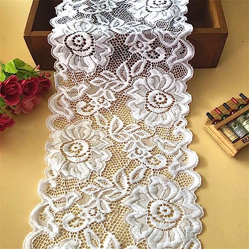 3 Yards 15 cm Breite Vintage Spitzenborte Spitzenband Spitzenbordüre Dekoband Zierband Spitzenstoff Spitzenbesatz HäKelband Lace Textilborte NäHspitze BordüRe Spitze Bänder zum Nähen, DIY(A-Weiß) 3 Yards 15 cm Breite Vintage Spitzenborte Spitzenband Spitzenbordüre Dekoband Zierband Spitzenstoff Spitzenbesatz HäKelband Lace Textilborte NäHspitze BordüRe Spitze Bänder zum Nähen, DIY(A-Weiß) von JekyTMP