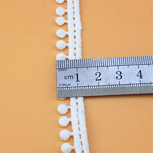 3 Yards Spitzenband Vintage, Baumwolle Dekoband, Zierband, Spitzenstoff, Bordüre Spitze, Spitzenbänder, Spitzenband Schmal, Lace Roll, DekobäNder, Stofspitze, Weiß D [Breite 1.3 cm] von JekyTMP