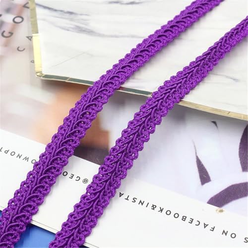 4 Meters 12 mm Polyester Spitzenband, Spitzenborte, Zierborte, Dekoband, Borten BäNder, Spitzenstoff, HäKelband, Lace Ribbon, Geschenkband, Bortenband, Spitzenbesatz zum Nähen,DIY Basteln,Deko (Lila) 4 Meters 12 mm Polyester Spitzenband, Spitzenborte, Zierborte, Dekoband, Borten BäNder, Spitzenstoff, HäKelband, Lace Ribbon, Geschenkband, Bortenband, Spitzenbesatz zum Nähen,DIY Basteln,Deko (Lila) von JekyTMP